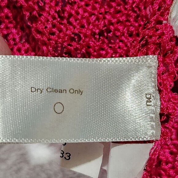 Boston Proper Cover Up Top For Women Size Small Color Pink With Sequins B4 - Picture 11 of 11